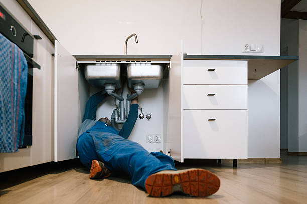 Professional Drain Cleaning technician working in Newport, PA